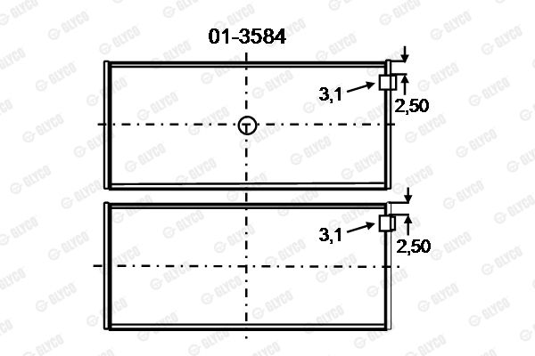 01-3584 GLYCO csapágy