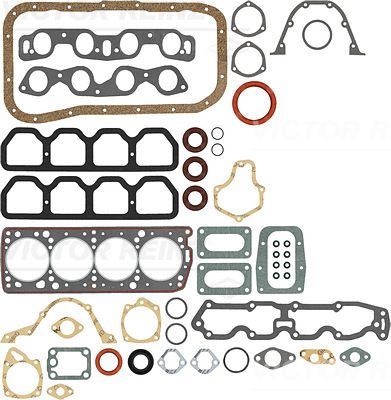 Juego completo de empaques, motor