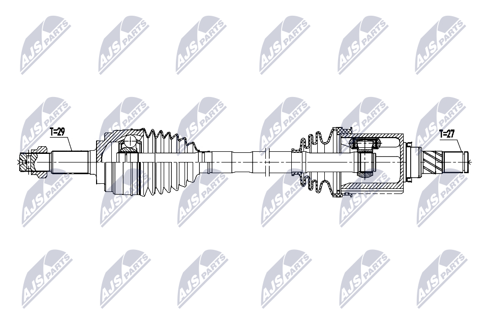 NPW-NS-230 NTY hajtótengely