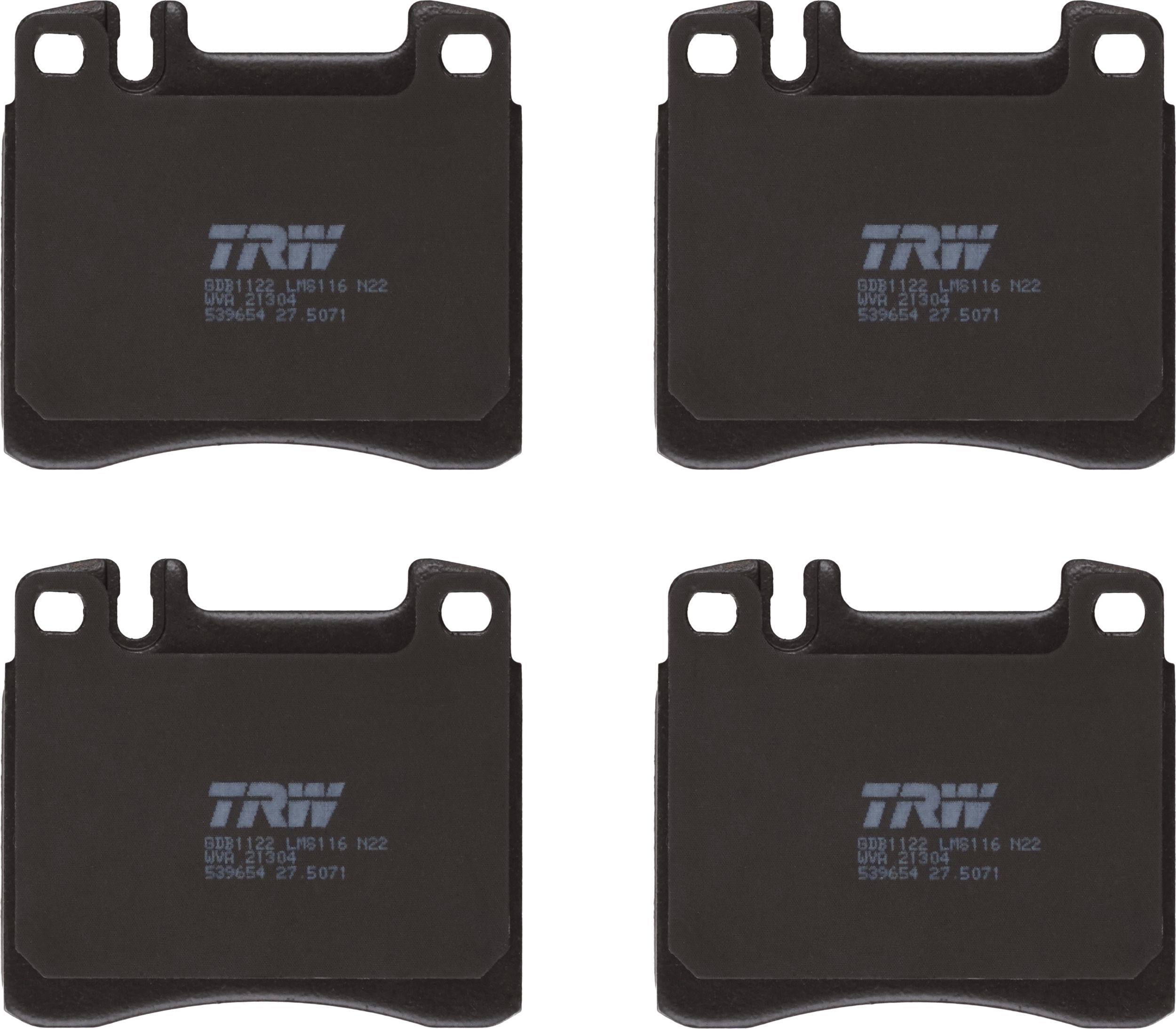 TRW GDB1122 Bremsbelagsatz, Scheibenbremse