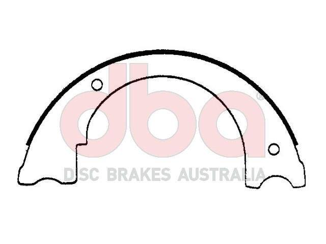 Street Series Brake Shoes [Oka [2pcs] Parking Brake 228.6mm] - TecDoc Only