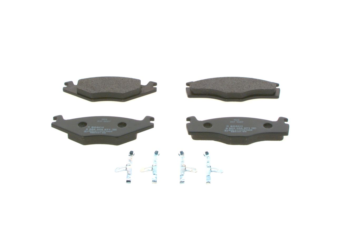 Brake Pad Set, disc brake 0 986 468 871