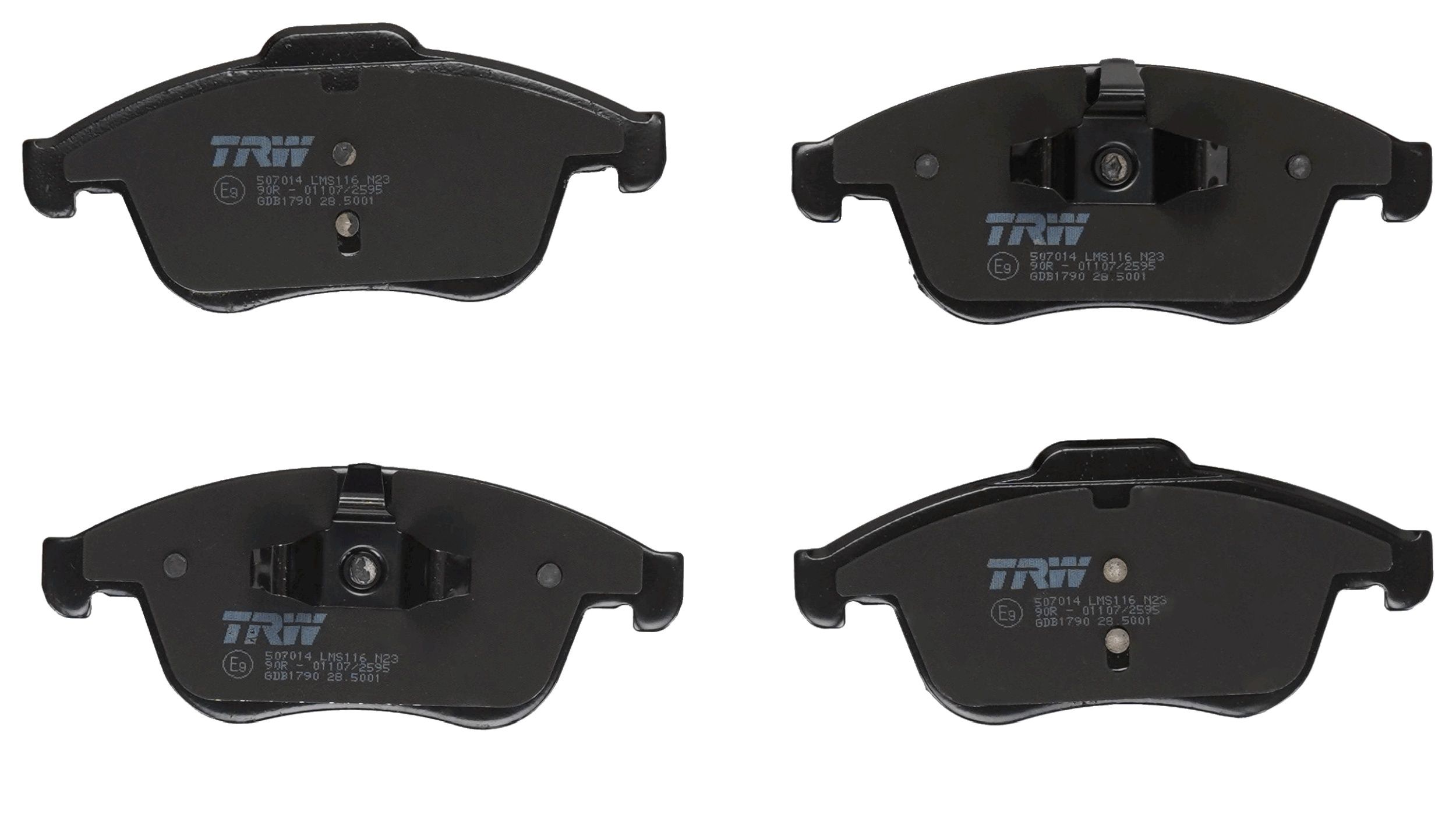 TRW DISC BRAKE PADS - TecDoc 2