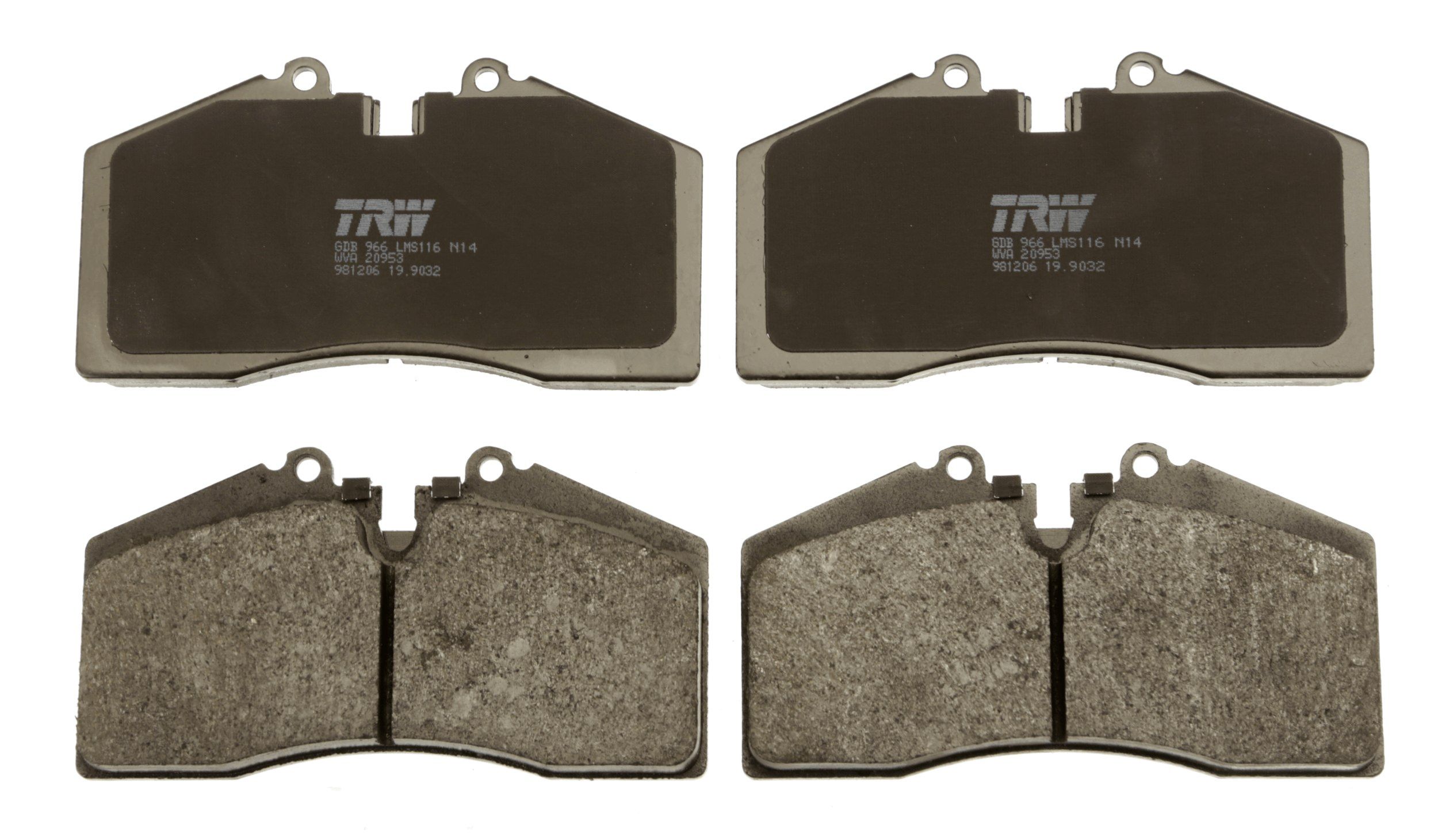 TRW DISC BRAKE PADS - TecDoc 2