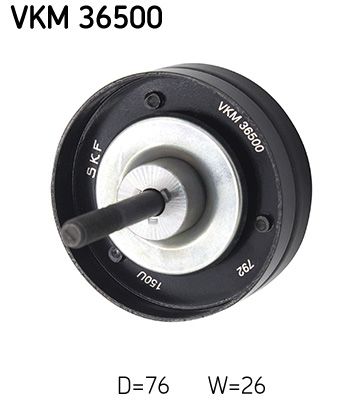 SKF VKM 36500 Deflection/Guide Pulley, V-ribbed belt