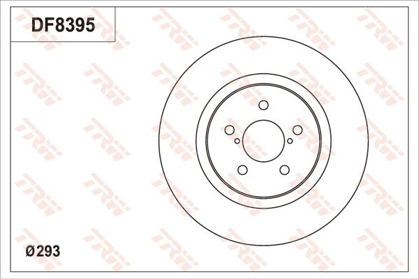 TRW BRAKE PAD SET, DISC BRAKE - TecDoc Only