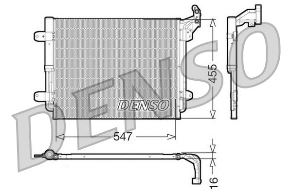 Condenser, air conditioning DCN32062