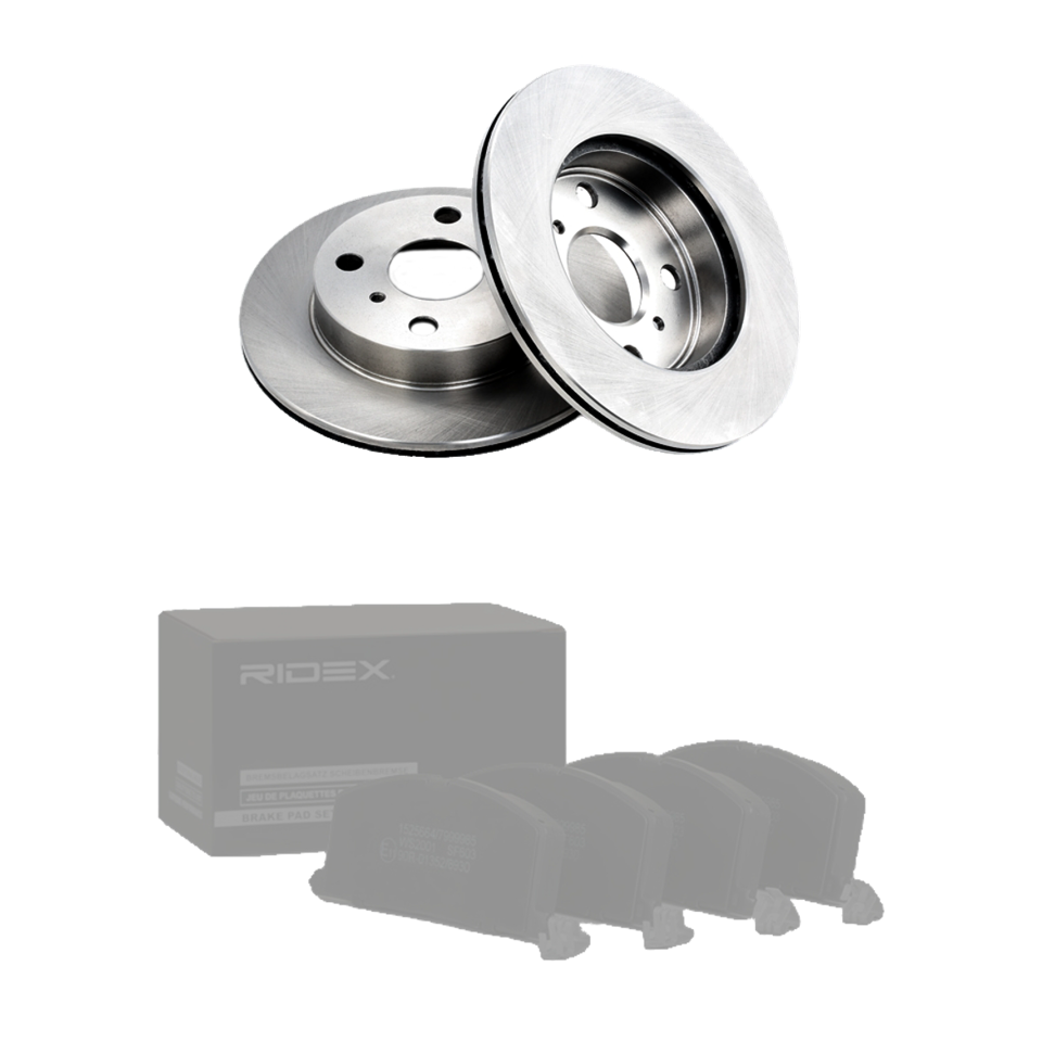 Remmenset, remschijf