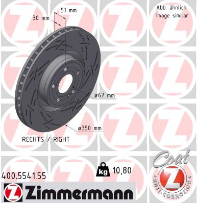 Zimmermann 400.5541.55 Bremsscheibe