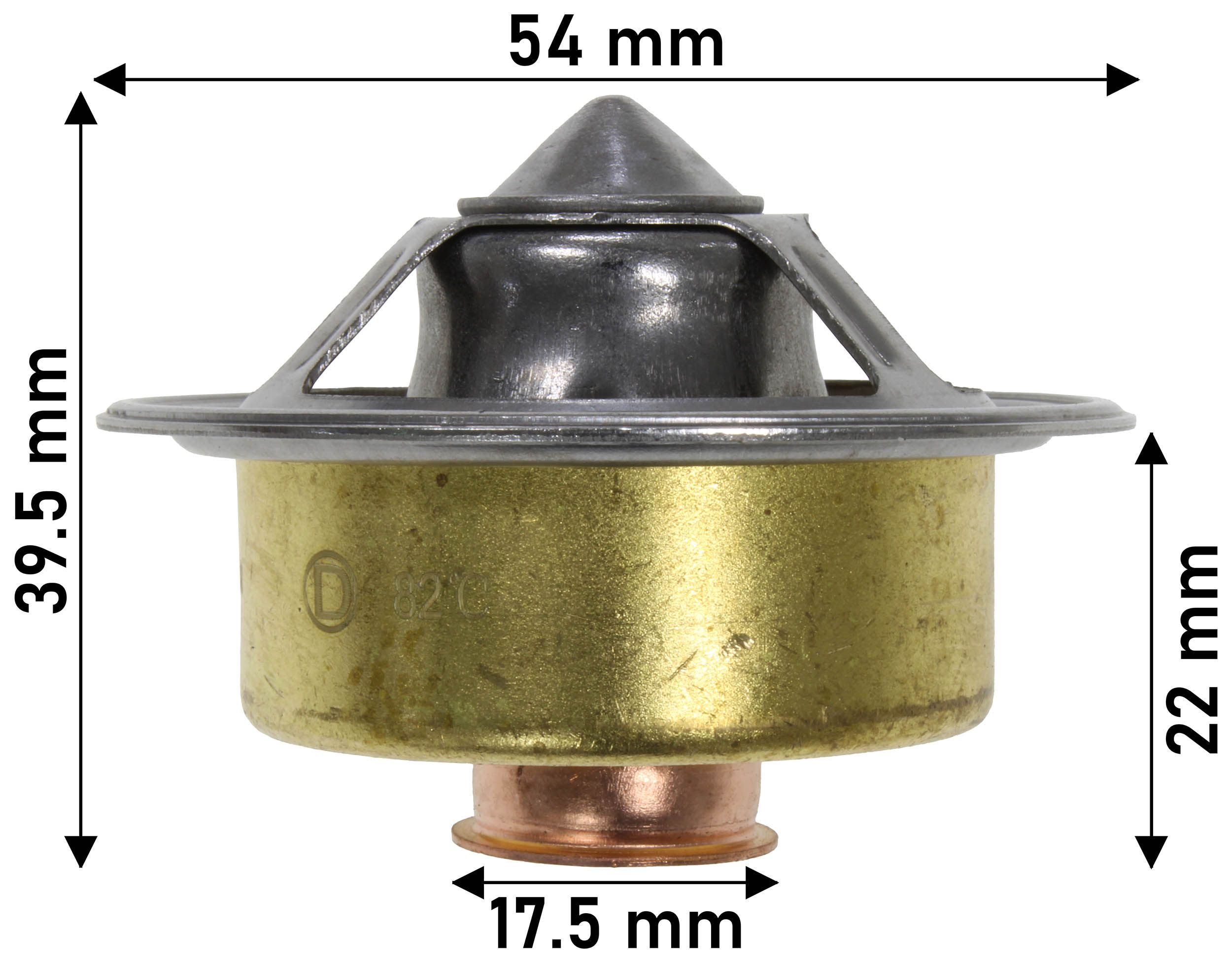 THERMOSTAT 54MM DIA 82C FORD/ HOLDEN - TecDoc Only