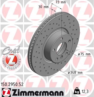 Zimmermann 150.2950.52 Bremsscheibe