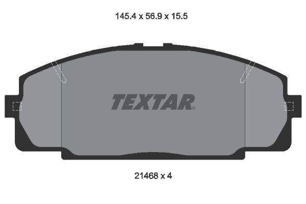 Brake Pad Set, disc brake 2146801