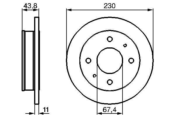 Brake Disc 0 986 478 727