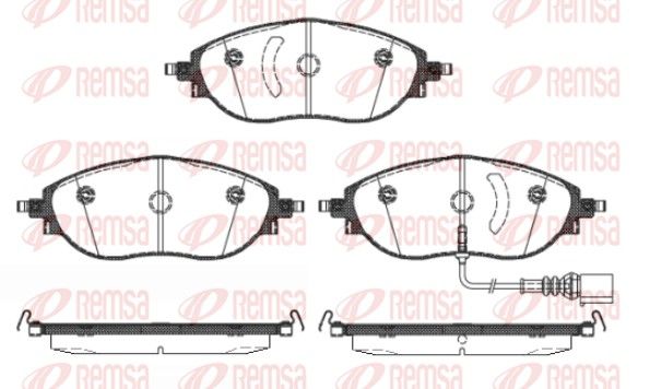 Premium Front Brake Pad Set Premium Front Brake Pad Set