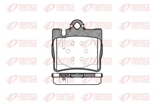 Premium Rear Brake Pad Set Premium Rear Brake Pad Set