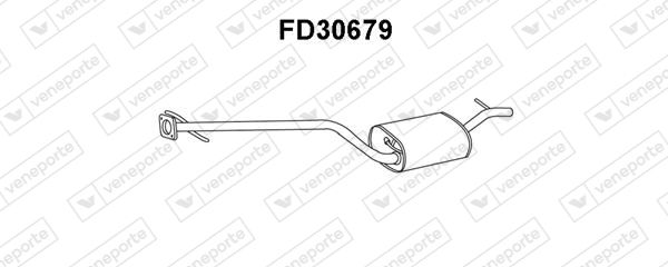 Silencieux Intermediaire FOCUS 1.8i 16V  .