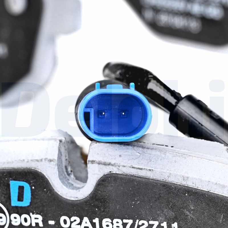 Delphi LP5052EV - Bremsbelagsatz, Scheibenbremse