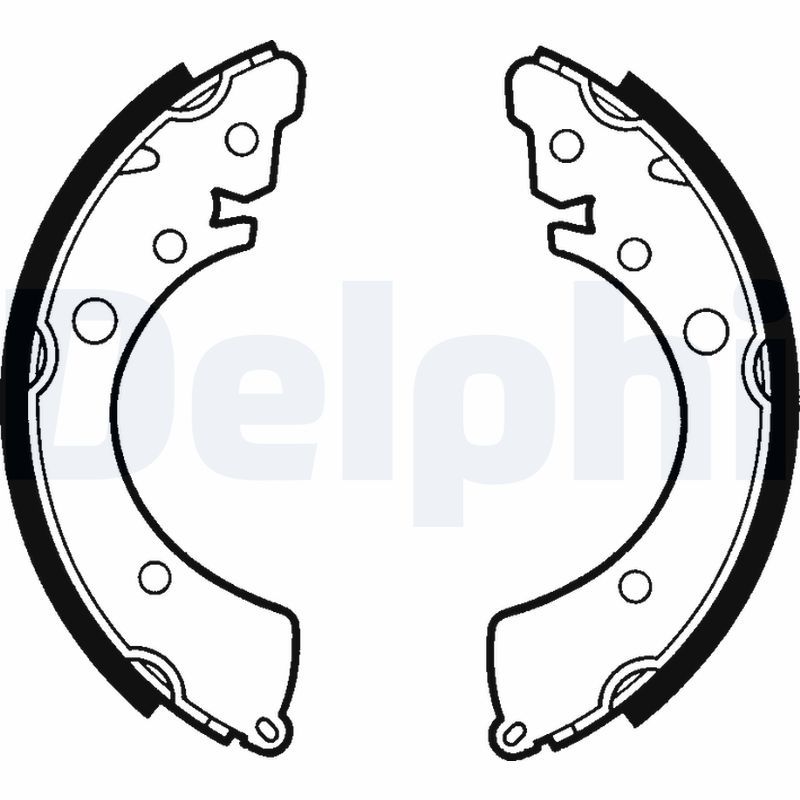 BRP BRS1417 Brake Shoe Set
