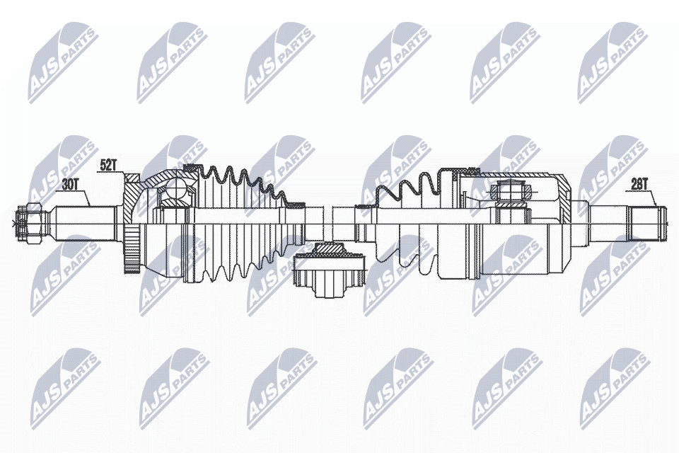 NTY NPW-HY-597 Antriebswelle