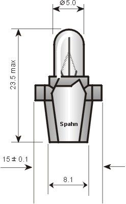 Gl&uuml;hlampe, Instrumentenbeleuchtung