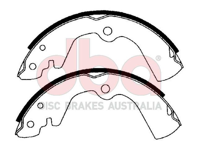 Street Series Brake Shoes [Nissan Bluebird/Skyline 228.6mm] - TecDoc Only