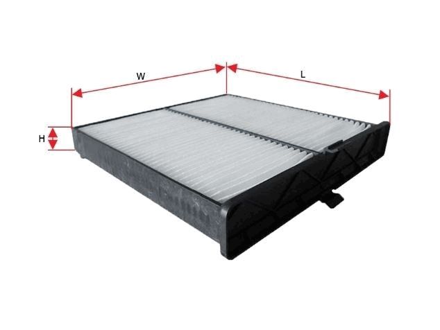 CABIN FILTER FITS RCA323P - TecDoc Only