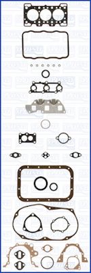 Juego completo de empaques, motor