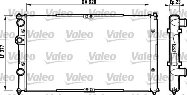 RAD MOT VW CADDY II , POLO - SEAT I  .