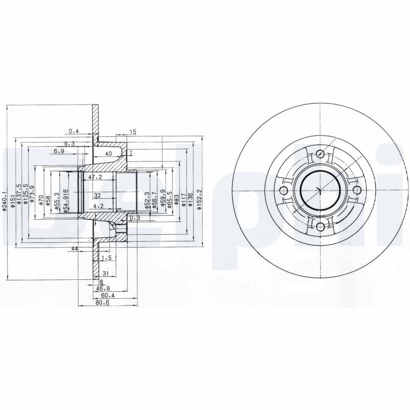 Brake Disc BG3888