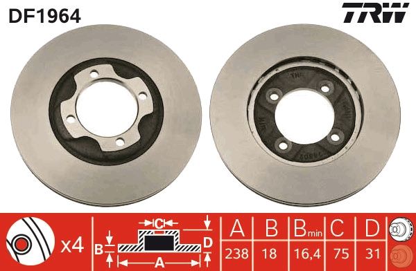 PAIRE DE DISQUES  9900