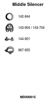 Mittelschalldämpfer