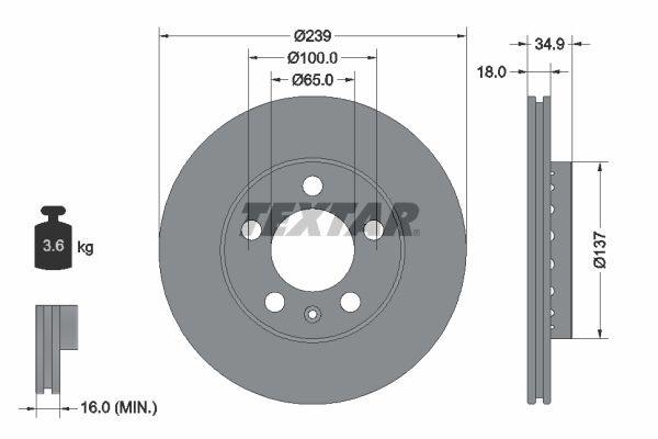 Brake Disc 92106803