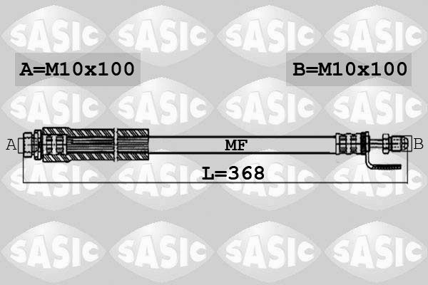 6606080 SASIC fékcső