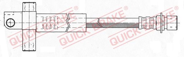 QUICK BRAKE 62.013 - Bremsschlauch