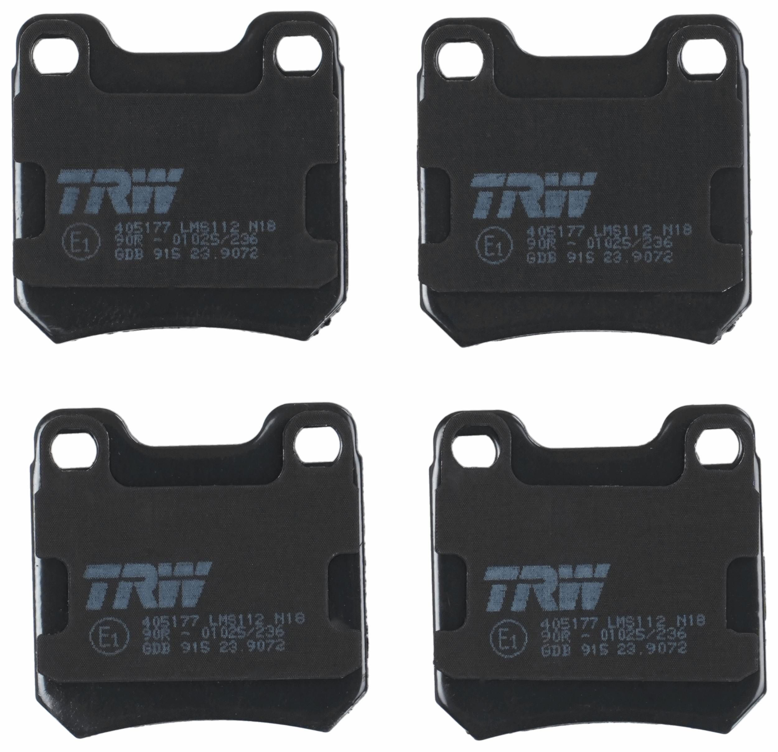 TRW DISC BRAKE PADS - TecDoc 2
