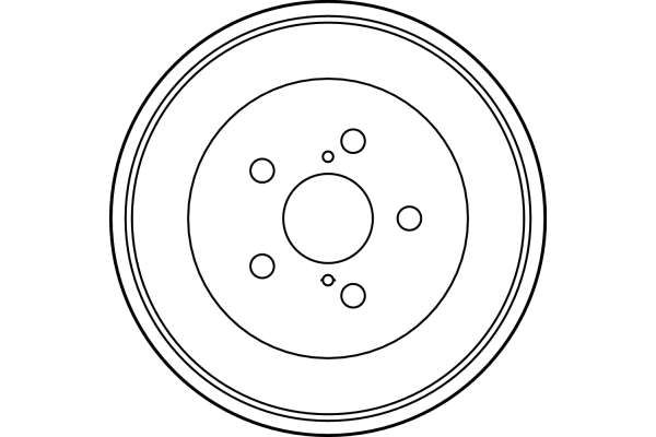 TRW BRAKE DRUM - TecDoc 2