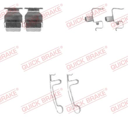 Accessory Kit, disc brake pad 109-1604