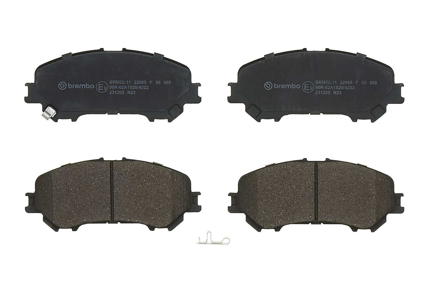 Brembo P 56 099 Bremsbelagsatz, Scheibenbremse