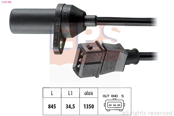 Sensor, crankshaft pulse 1.953.381