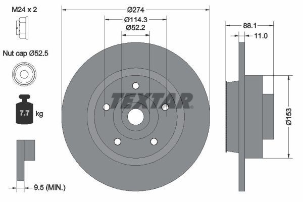 Brake Disc 92232603