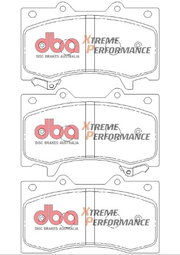 DBA XP PERFORMANCE BRAKE PADS [ Nissan Patrol Y62 2010-13 F ] - TecDoc Only