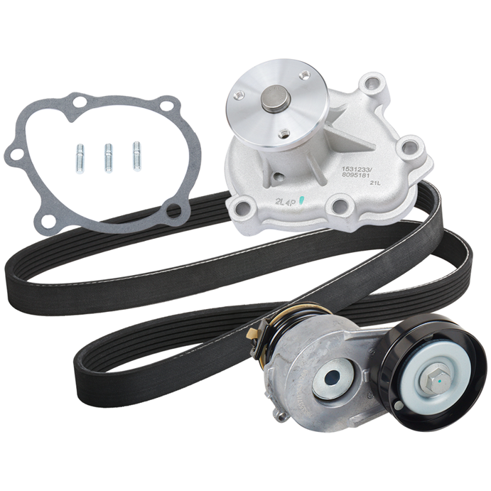 Waterpomp + Multi V-riemset