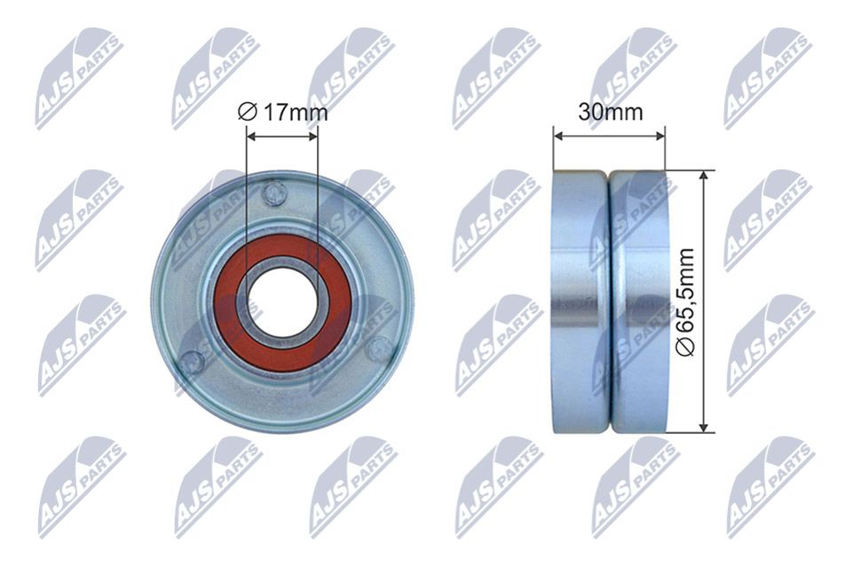 NTY RNK-RE-042 Spannrolle, Keilrippenriemen