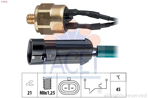 Temperaturschalter, Kühlmittelwarnlampe