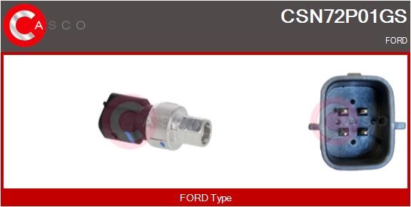 CSN72P01GS CASCO Genuine nyomáskapcsoló, klímaberendezés
