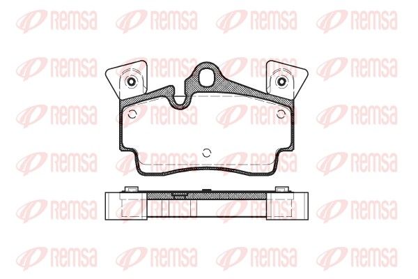 Premium Rear Brake Pad Set Premium Rear Brake Pad Set