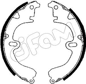 Brake Shoe Set 153-417