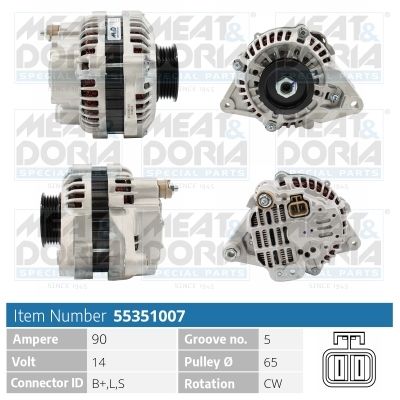 MEAT & DORIA 55351007 - Generator