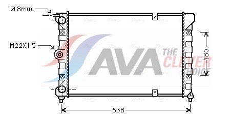 VN2018 AVA QUALITY COOLING hűtő, motorhűtés