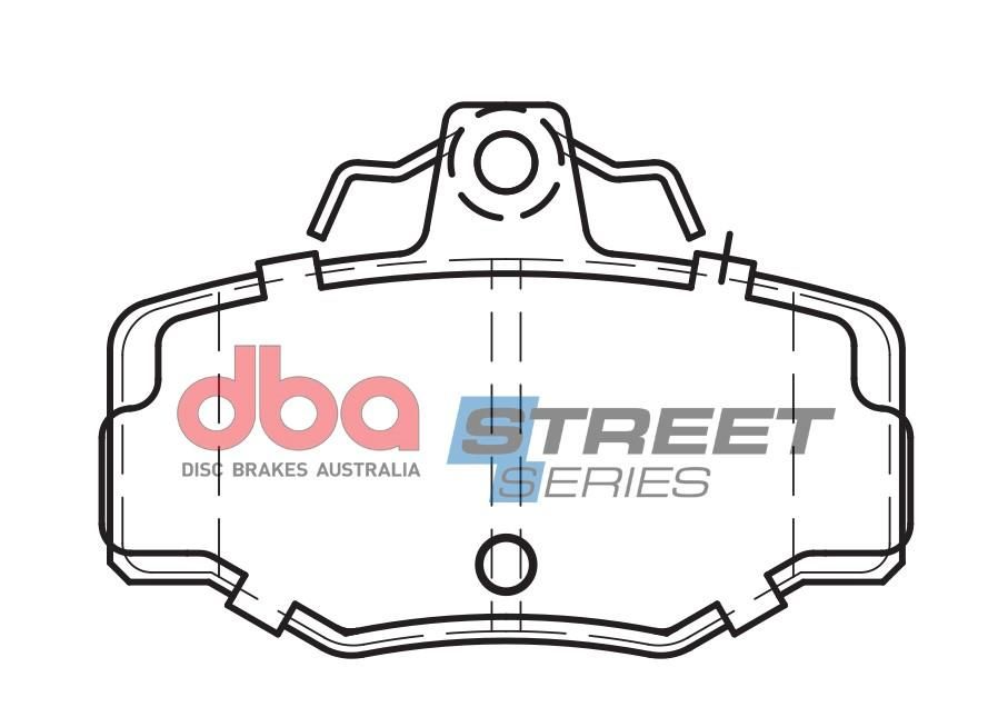 DBA SS STREET SERIES BRAKE PADS [ Nissan Pulsar 2000-2006 R ] - TecDoc Only